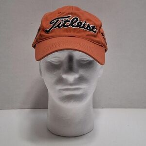 Titleist FootJoy FJ #1 Golf Adult Strap Back Hat Cap Red White Black Adjustable